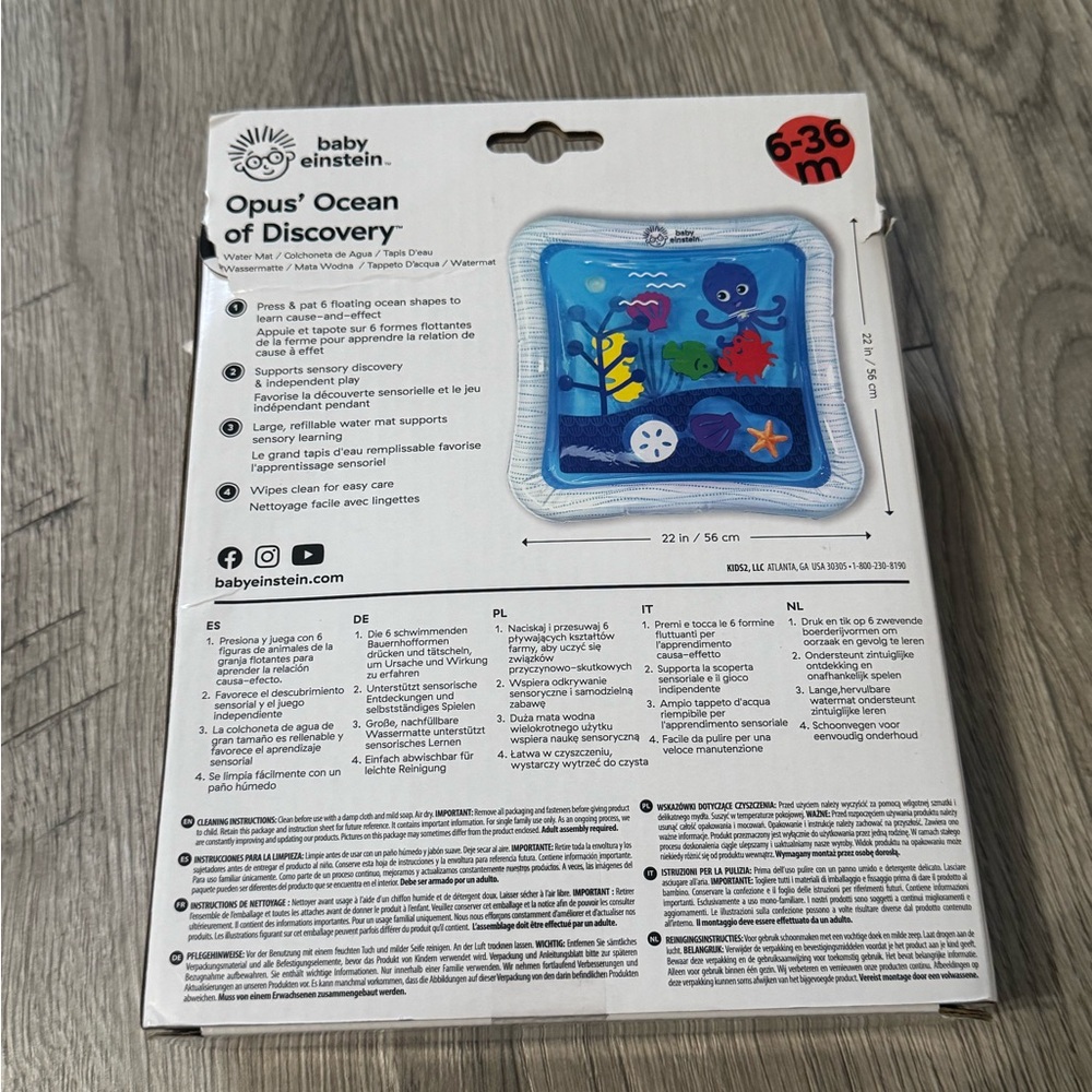 Opus' Ocean of Discovery Water Play Mat - Blue - Picture 2 of 3